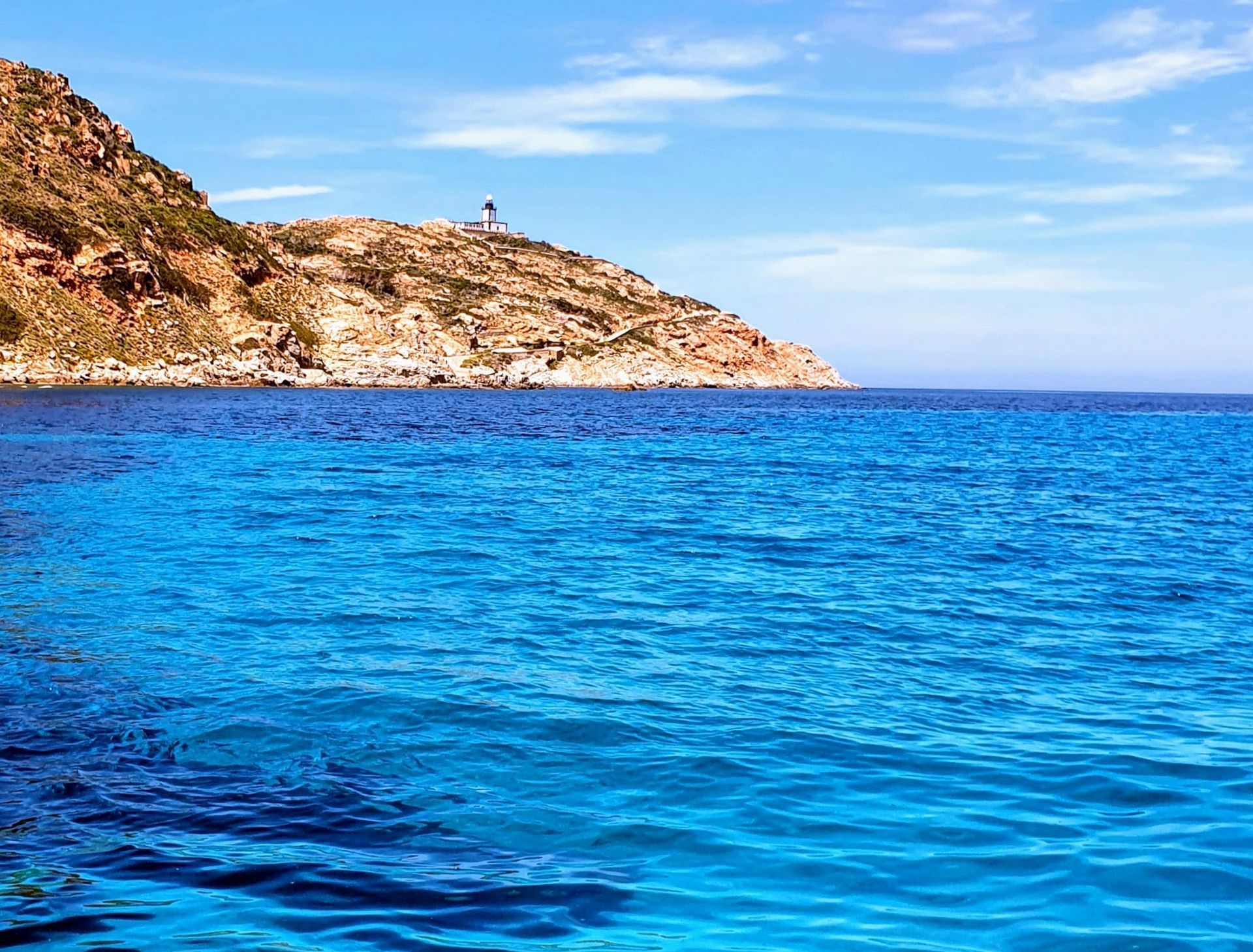 Presqu'île de la Revellata et mer turquoise