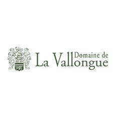 Een logo voor domaine de la valllongue met een wapenschild op een witte achtergrond.