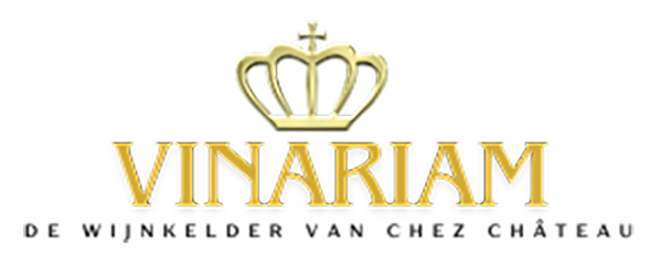 The logo for vinariam de wijnkelder van chez chateau