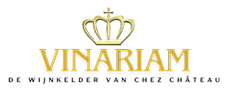 The logo for vinariam de wijnkelder van chez chateau