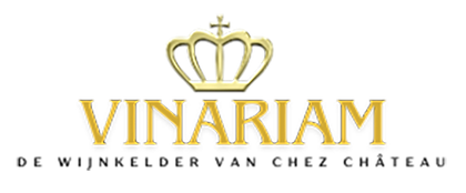 The logo for vinariam de wijnkelder van chez chateau