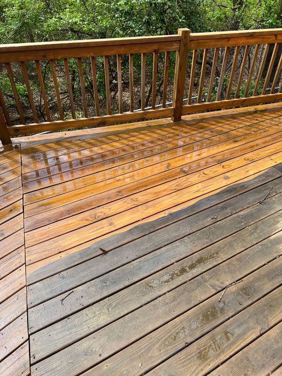 Monster Power Washing Deck Cleaning