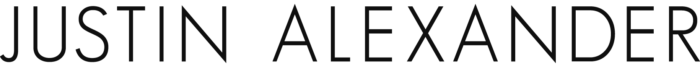 Justin Alexander logo text