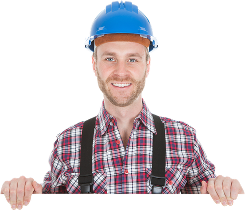 Happy Construction Worker