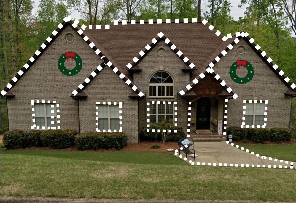 Christmas Light Packages Birmingham, AL Red Nose