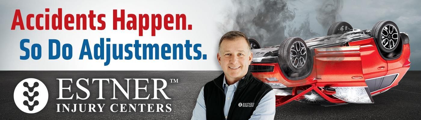 estner injury centers banner for auto accident victims
