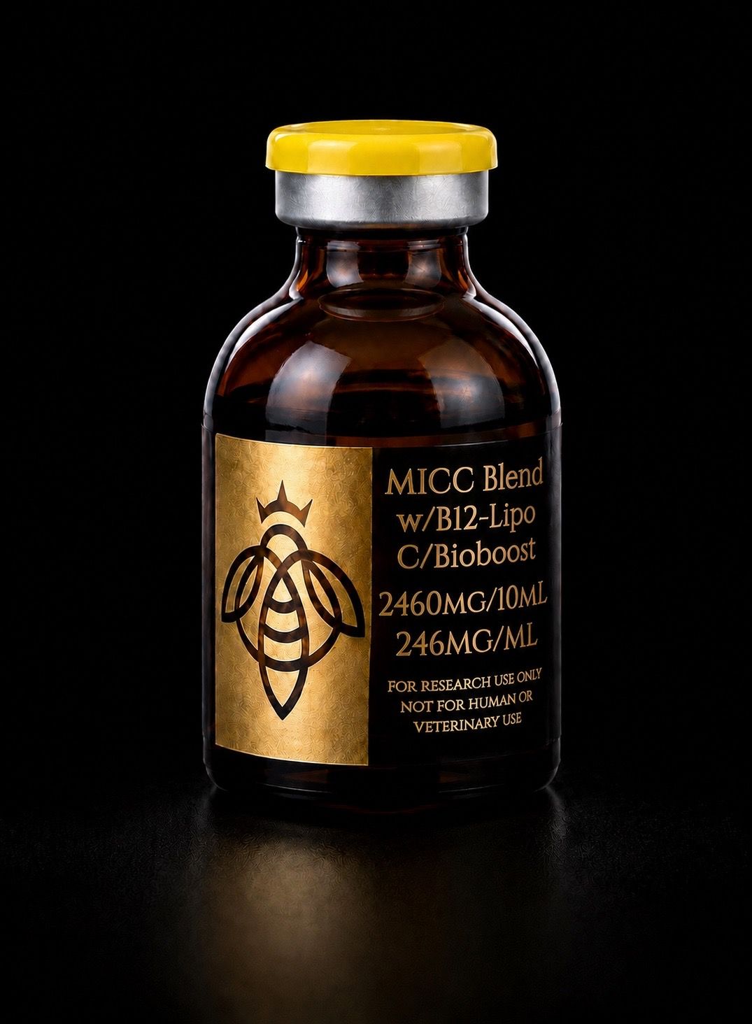 MICC B12 Blend  Pre-Mix (Vitamin B12 with L Carnitine/Aminos) Lipo-C/Bioboost * Do not Refridgerate, Lipo-C will gel up.  Cool Dark Storage