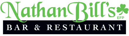 Nathan bill 's bar and restaurant logo on a white background.