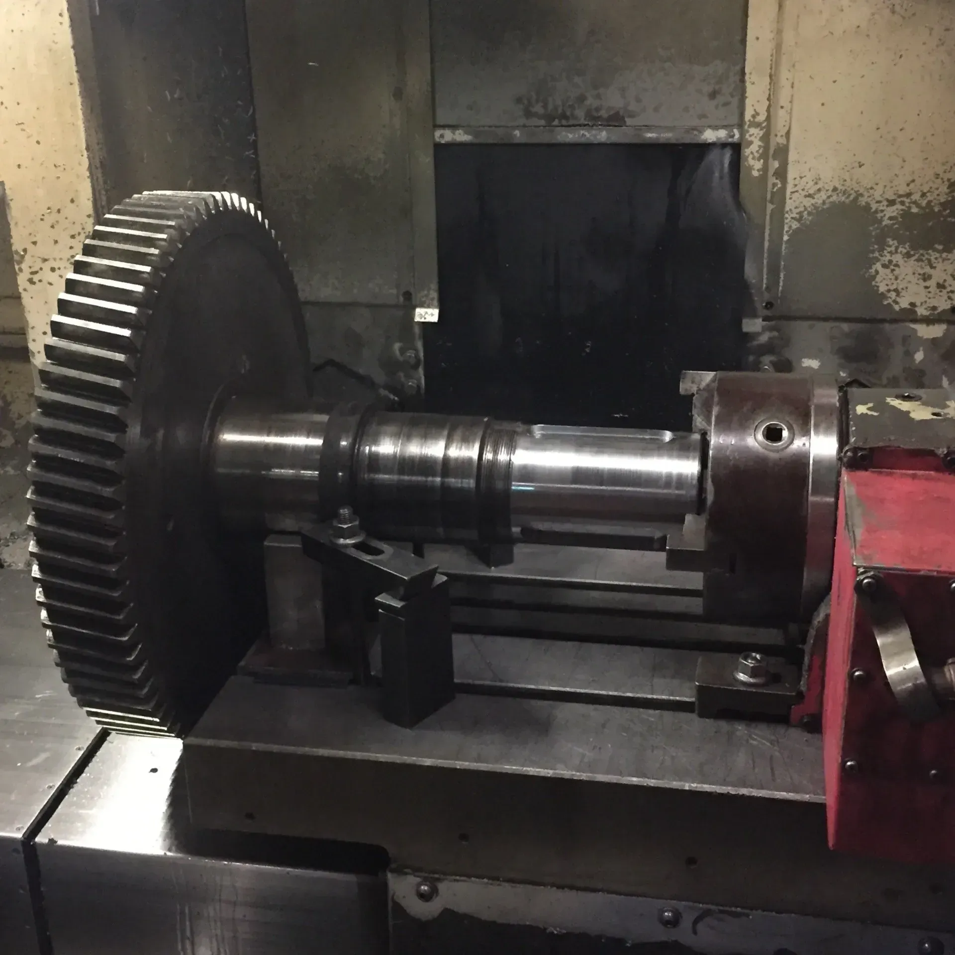 A Large Gear Is Sitting On Top Of A Machine — Agriweld Engineering in Dubbo, NSW