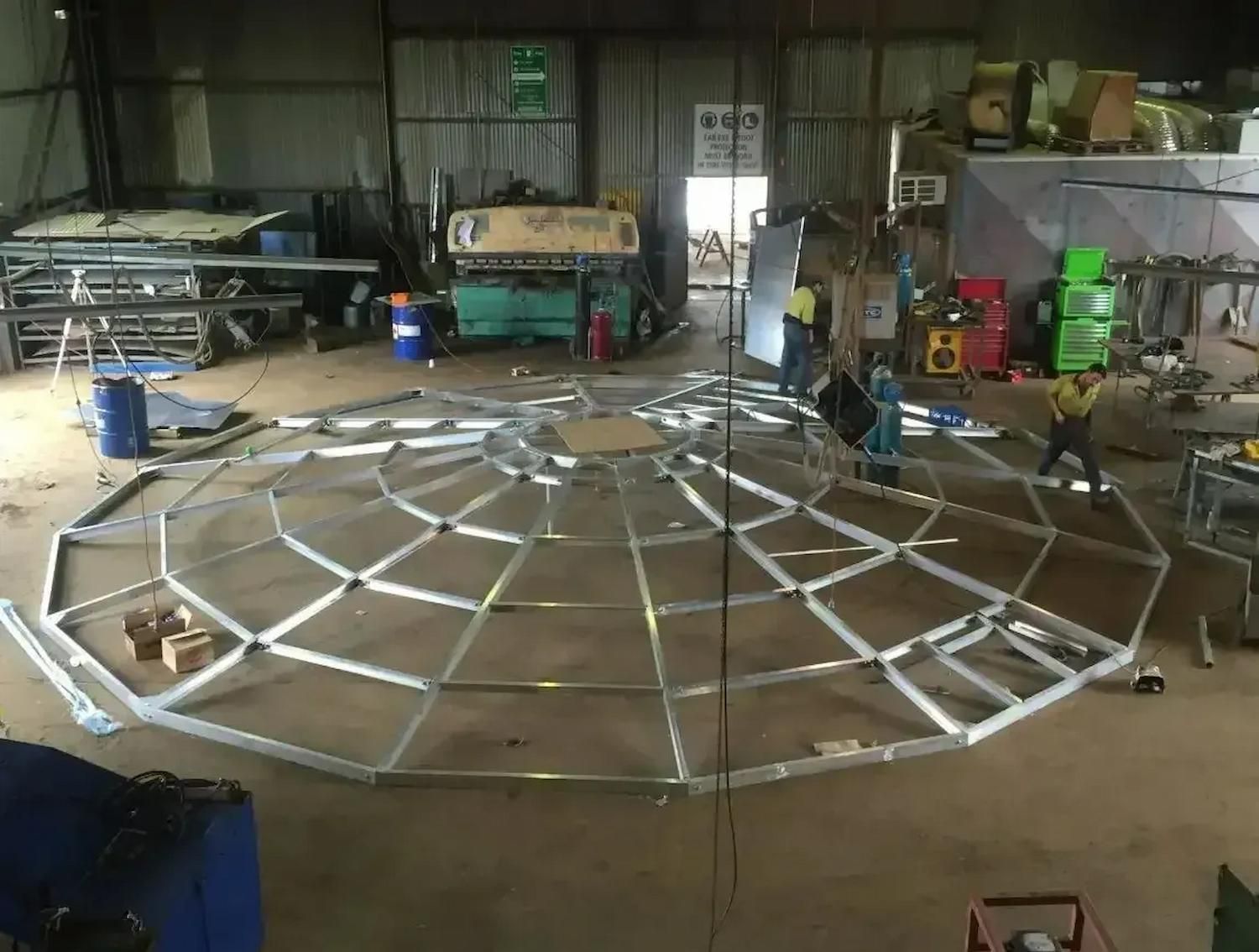 Workshop Welding In Dubbo Fabricating Large Steel Frame