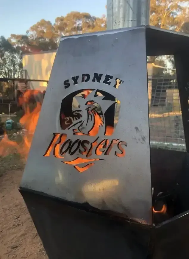 Custom steel fire pit fabrication by Agriweld Engineering — steel fabrication Dubbo