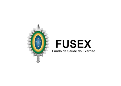 The logo for fusex fundo de saúde do exercito