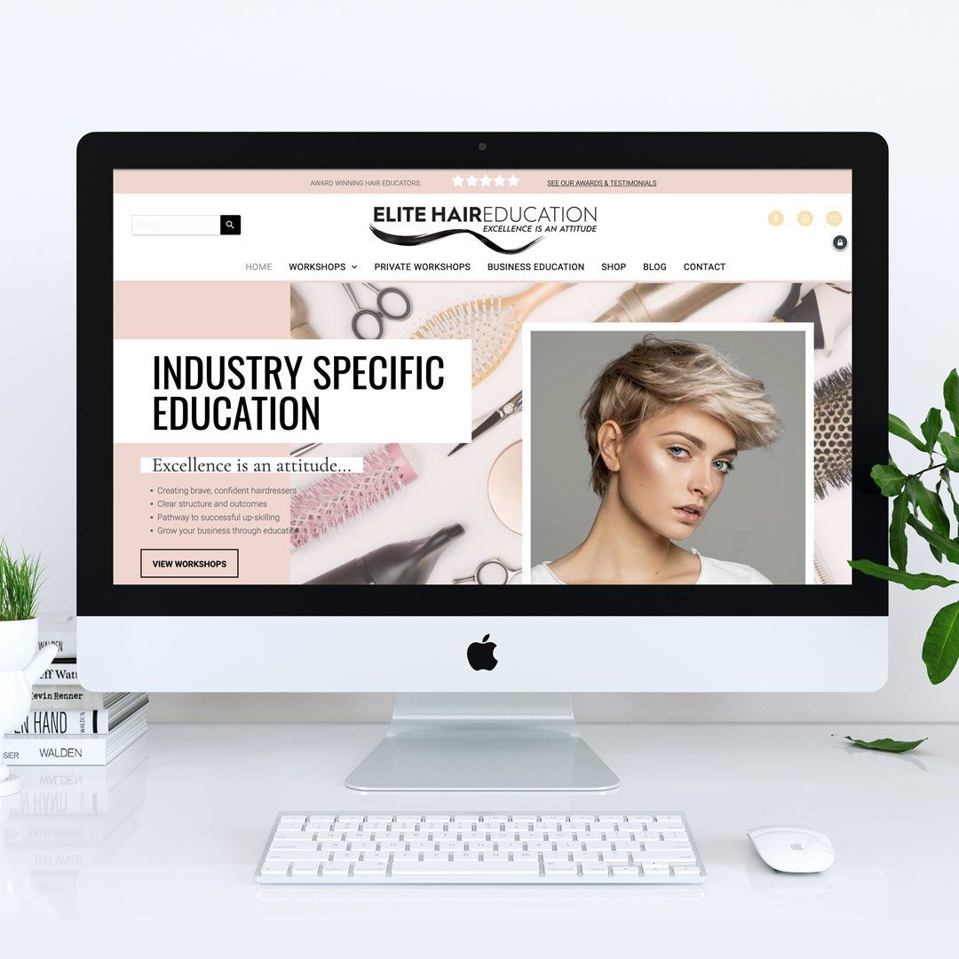 Hair Salon website design