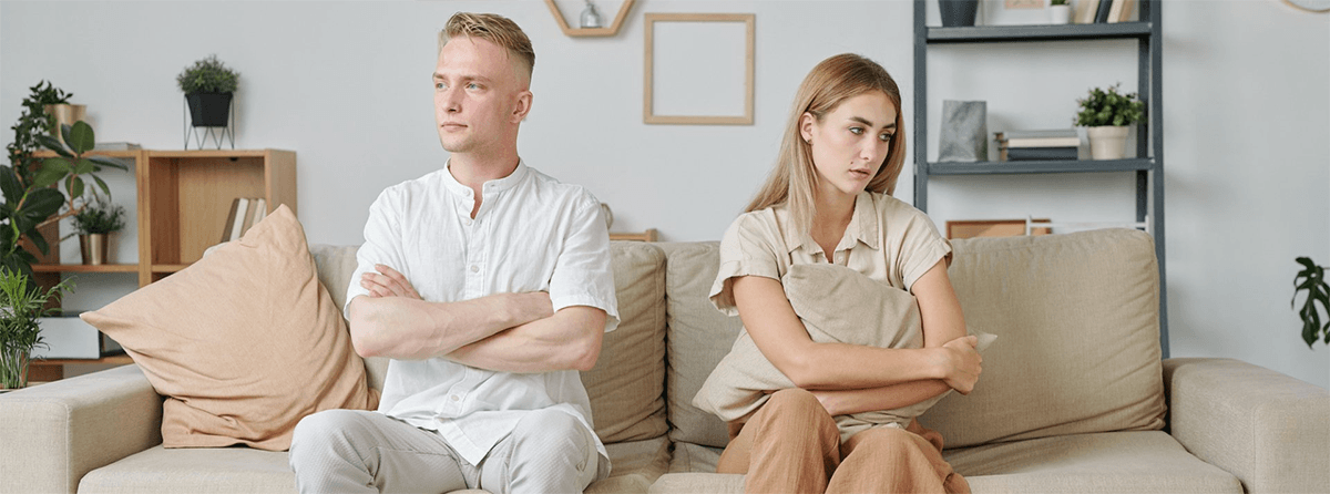 couple sitting on the couch