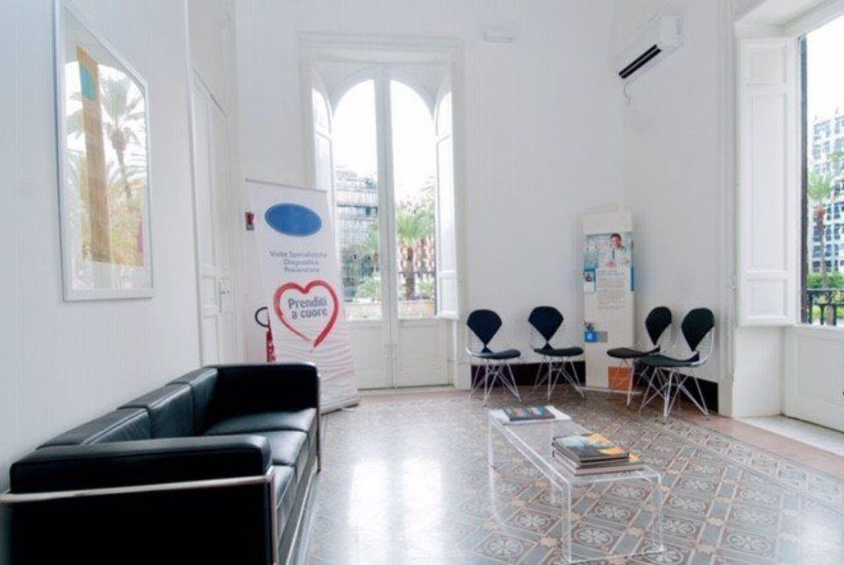 Sala d'aspetto del centro cardiologico