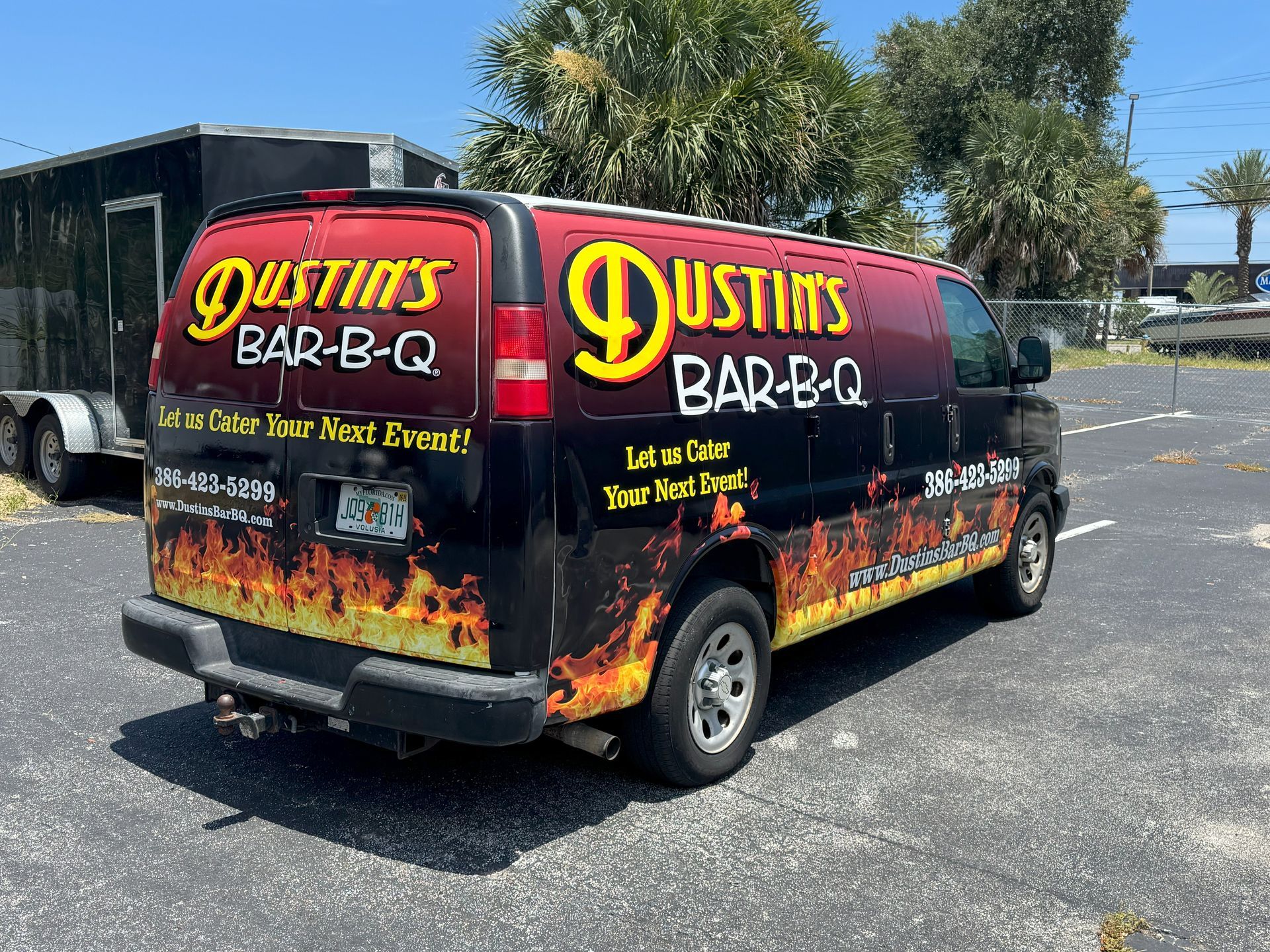 Black van with 