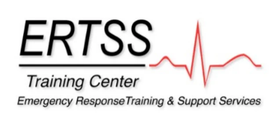 ERTSS logo with red heartbeat graphic.