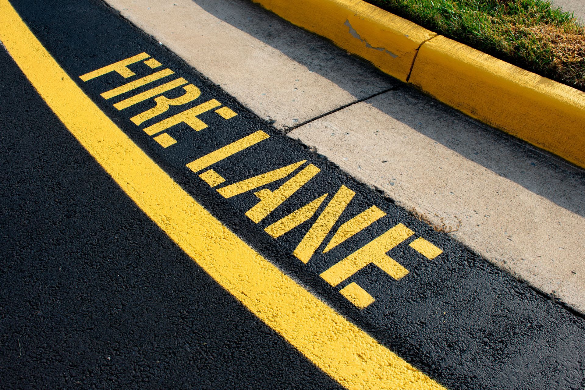 A yellow-painted 