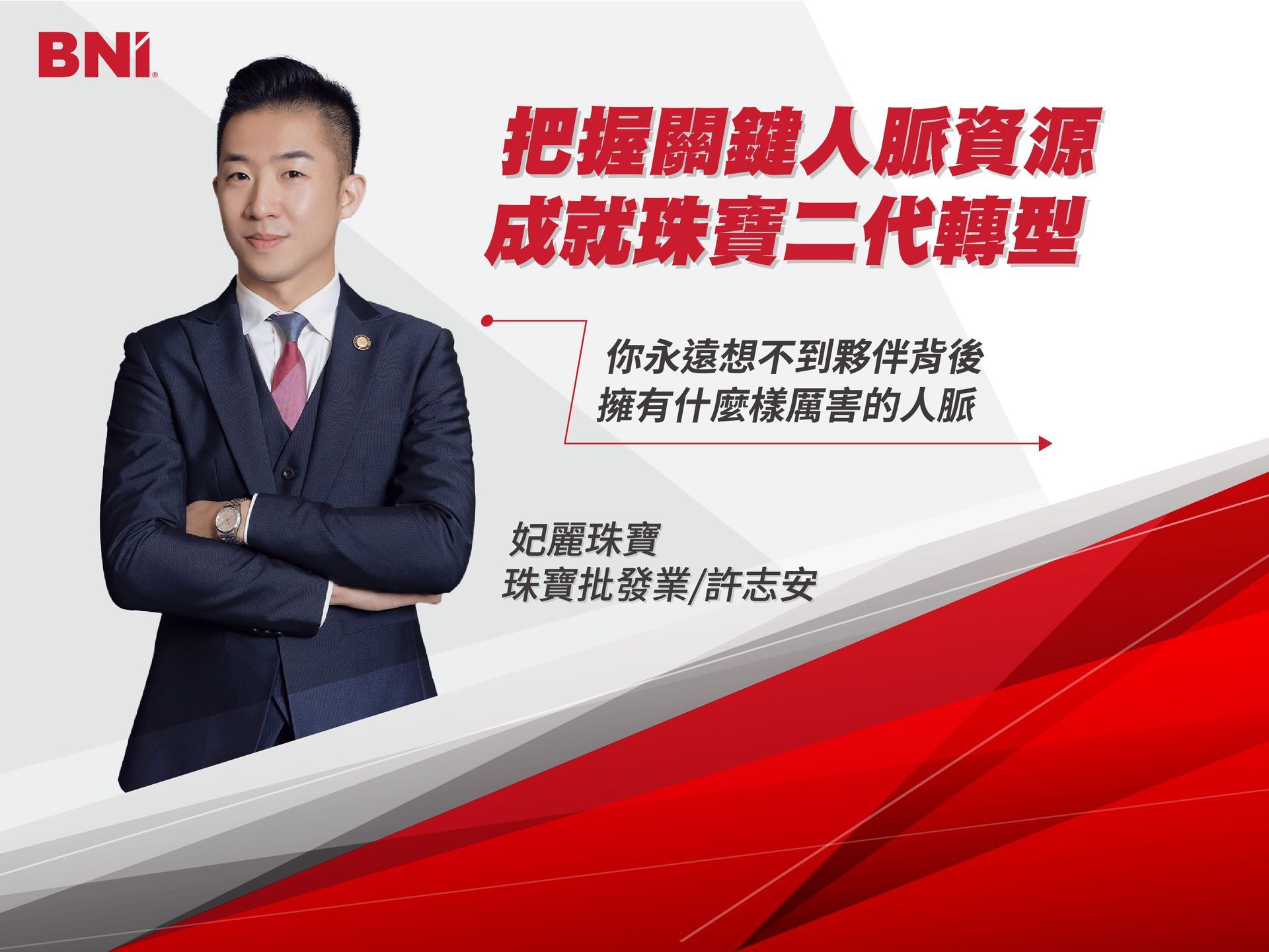 許志安-精細珠寶｜把握關鍵人脈資源，成就珠寶二代轉型！