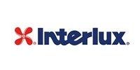 A logo for a company called interlux with a red x on a white background.