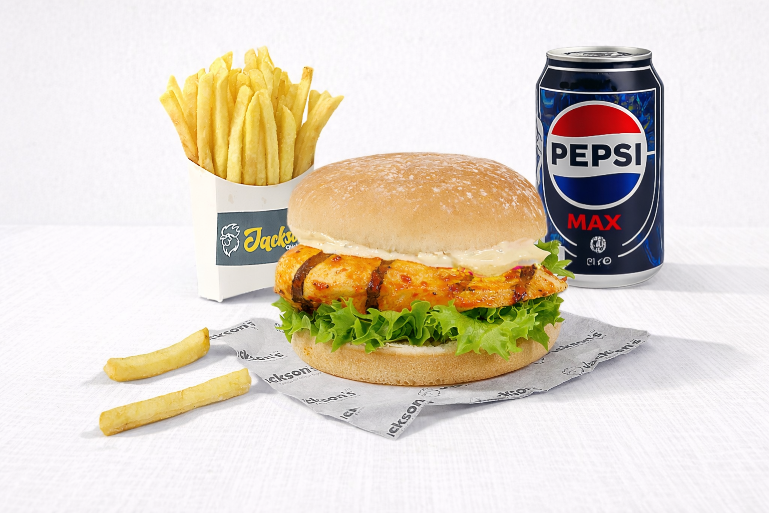 PERI BURGER MEAL