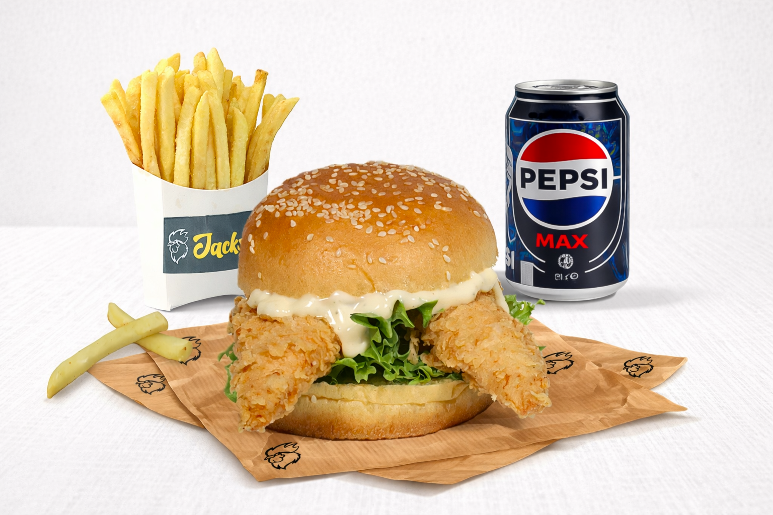 STRIPS BURGER MEAL 