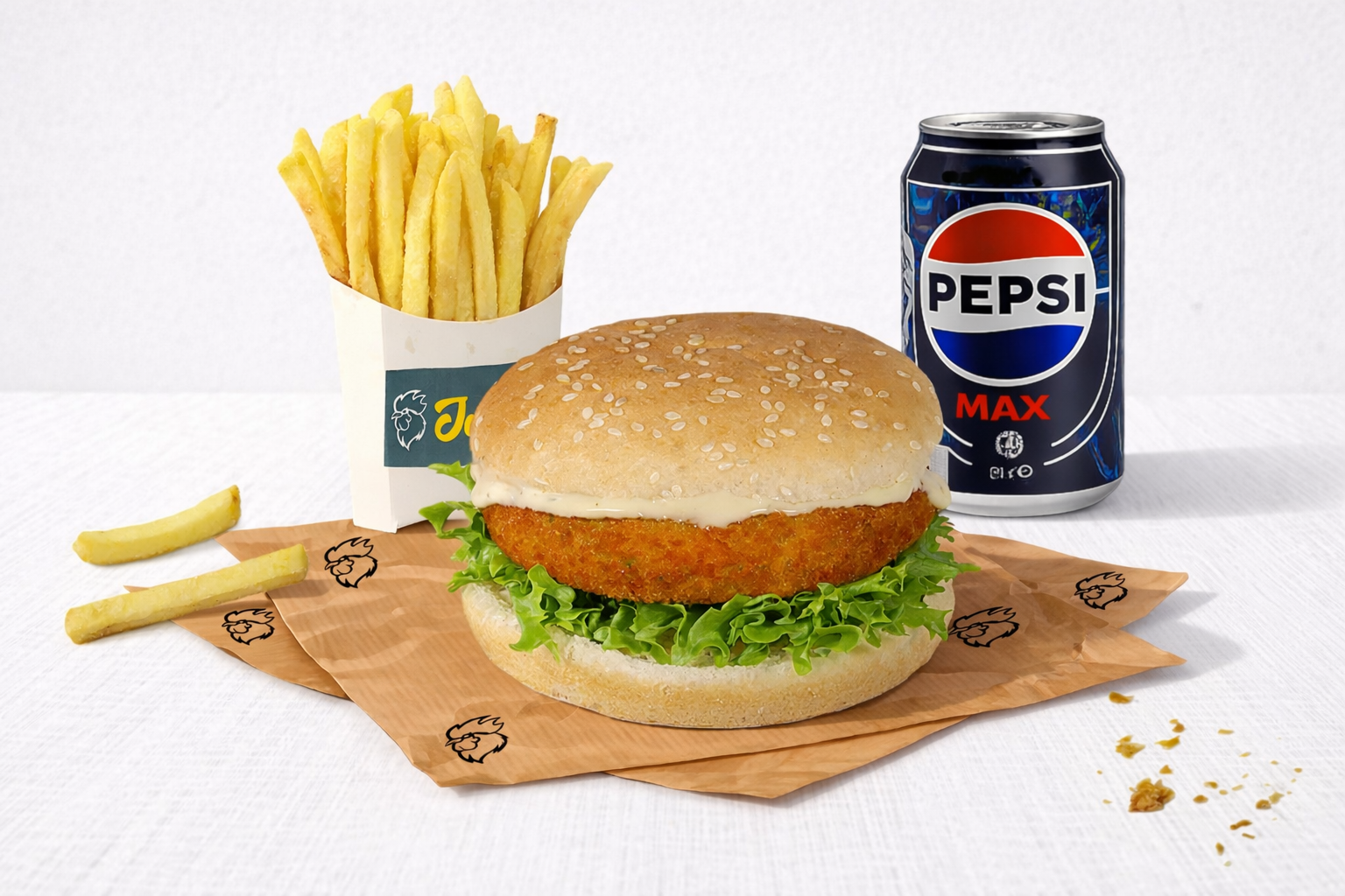 VEGGIE BURGER MEAL