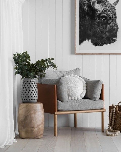 Corner of A Room With Chair and Animal Picture — Bootle Timber QLD Pty Ltd in Garbutt, QLD