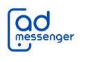 A logo with the blue text 