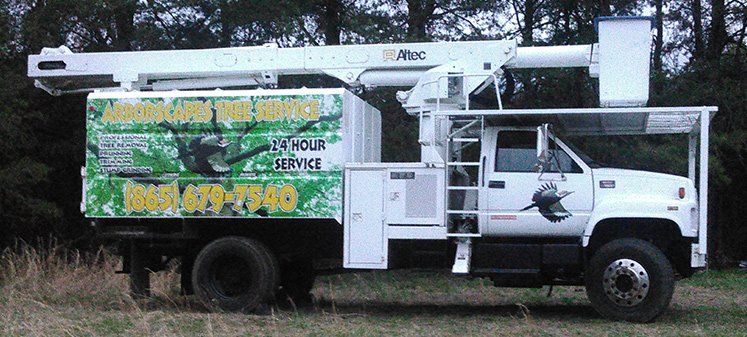 Arborscapes Tree Service Altec bucket truck