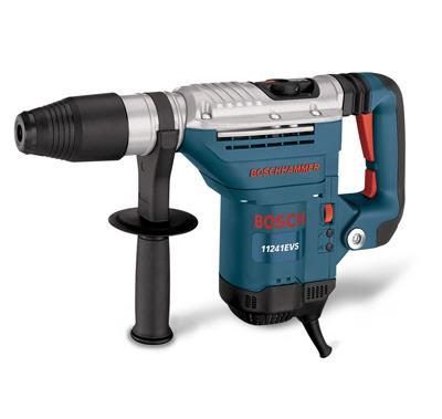 a nail gun being used on a roof