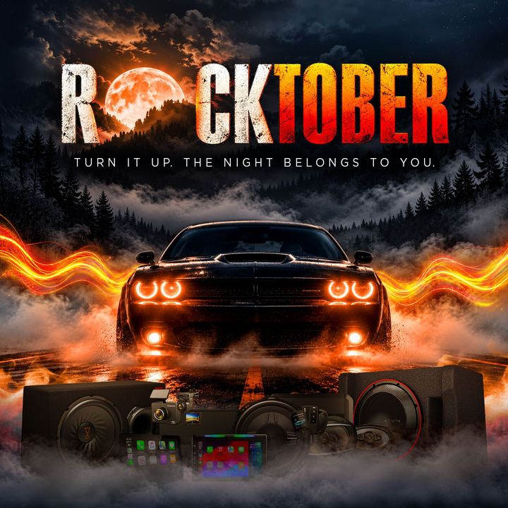 Rocktober: Turn Up the Night It's not all about chocolate and sugary treats this month - how about TREATing yourself with a new car audio upgrade? Check out our CarPlay and bass systems!