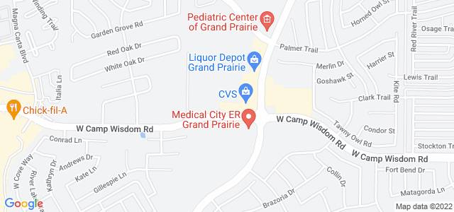 Map of business location