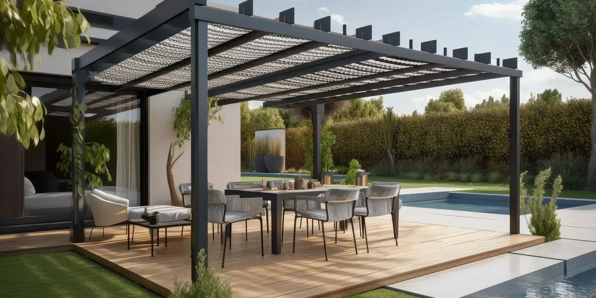 Modern Design Home Patio Deck
