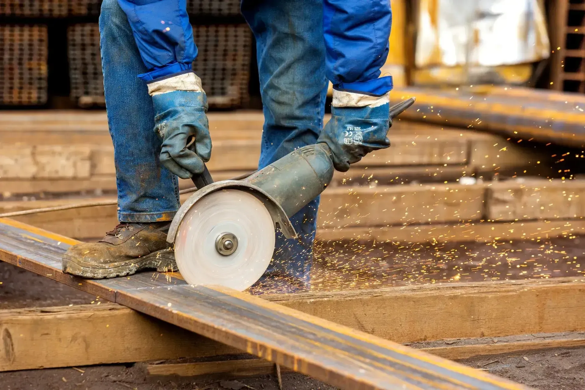 Person Chop Steel Plate