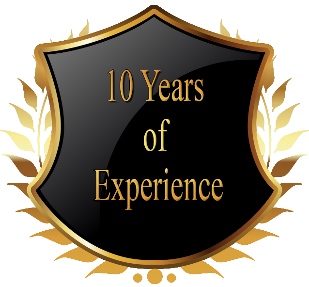 10 Years of Experience