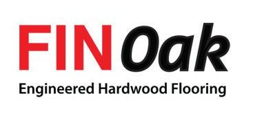 The fin oak logo is for engineered hardwood flooring.