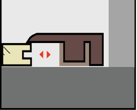 A cartoon drawing of a person laying on the floor.