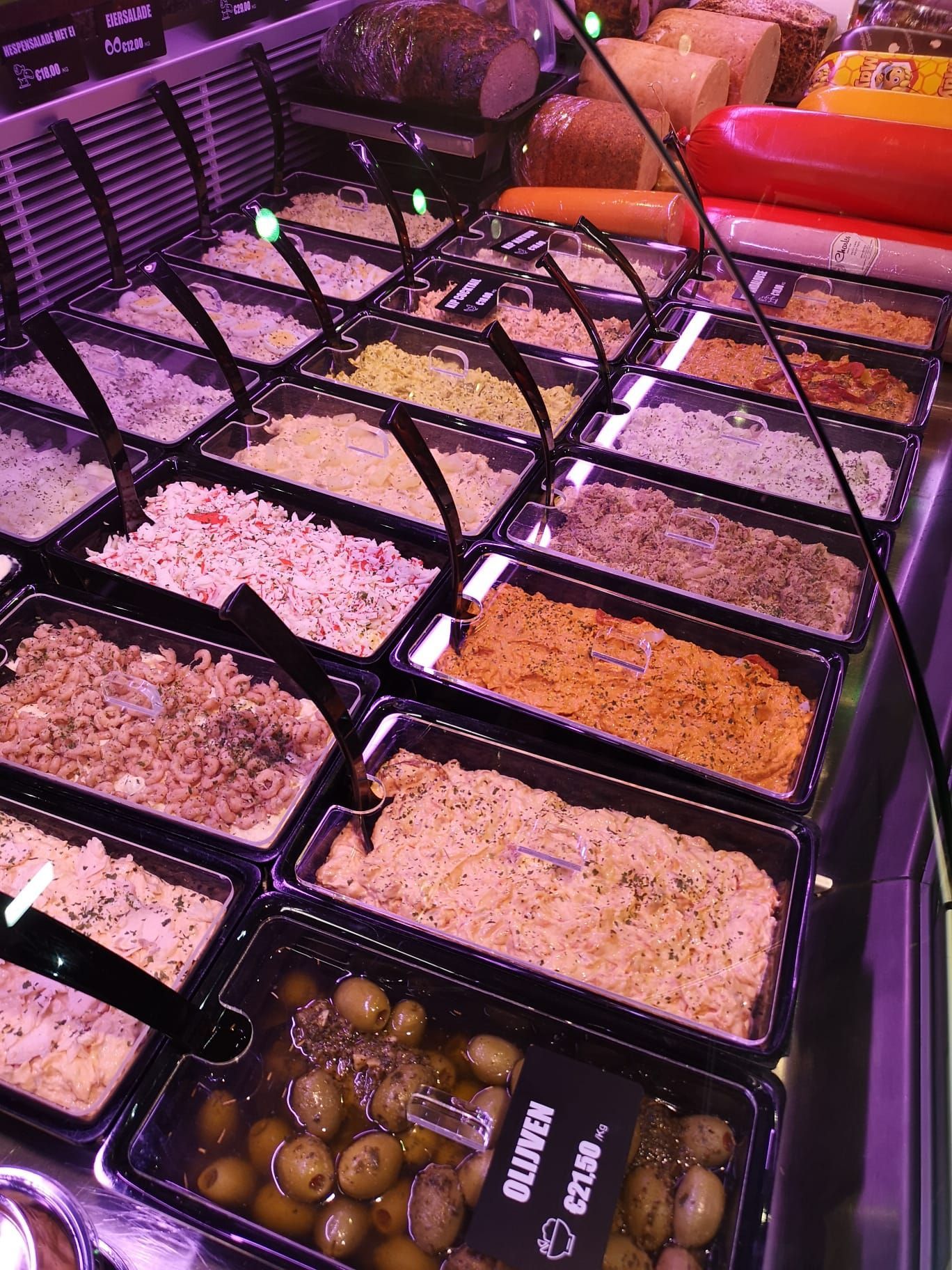 vlees salades