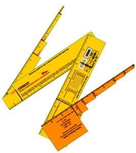 Gottcha Stick: Also known as the Safe Distance Scale or OSHA Ruler