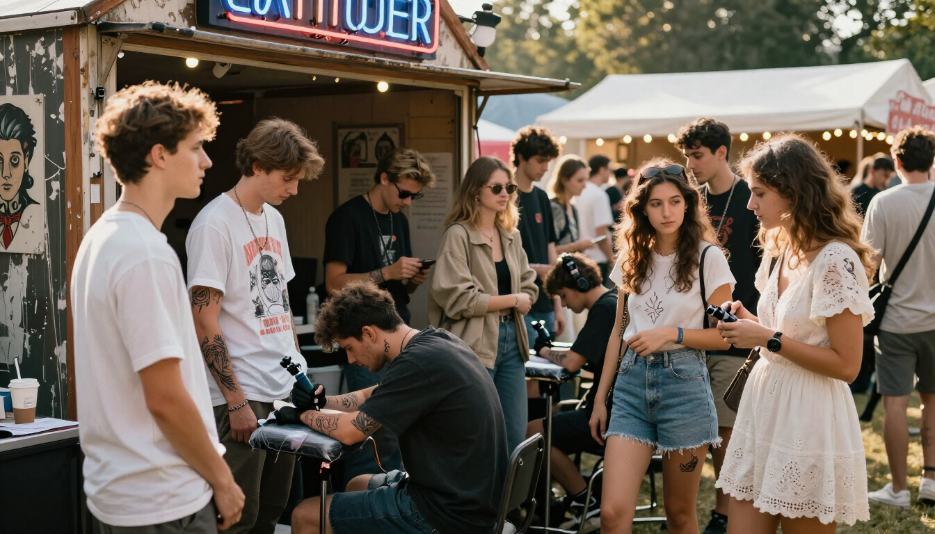 Interactive Tattoo Station Experience