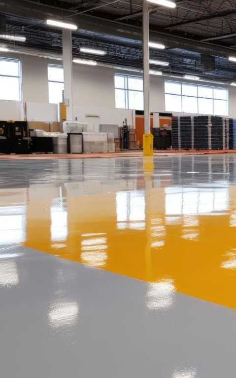 Fast curing polyaspartic garage floor coating in Topeka