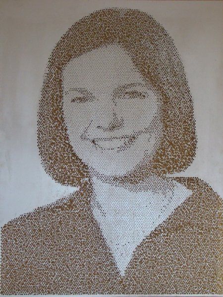 Fotobleck Frauenporträt