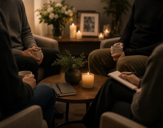 Family gathered for a supportive conversation about cremation services in Willowick, OH