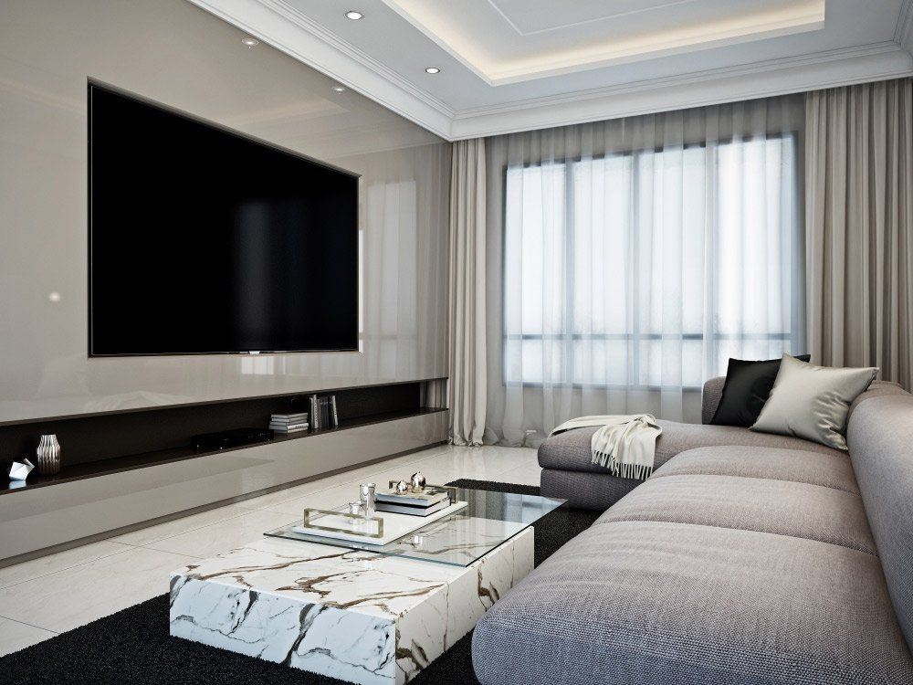 Modern Contemporary Home Theatre Room — Antenna Installation In Clarence Valley NSW