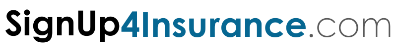 A logo for a website called signup4insurance.com