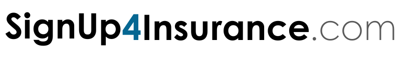 A logo for a website called signup4insurance.com