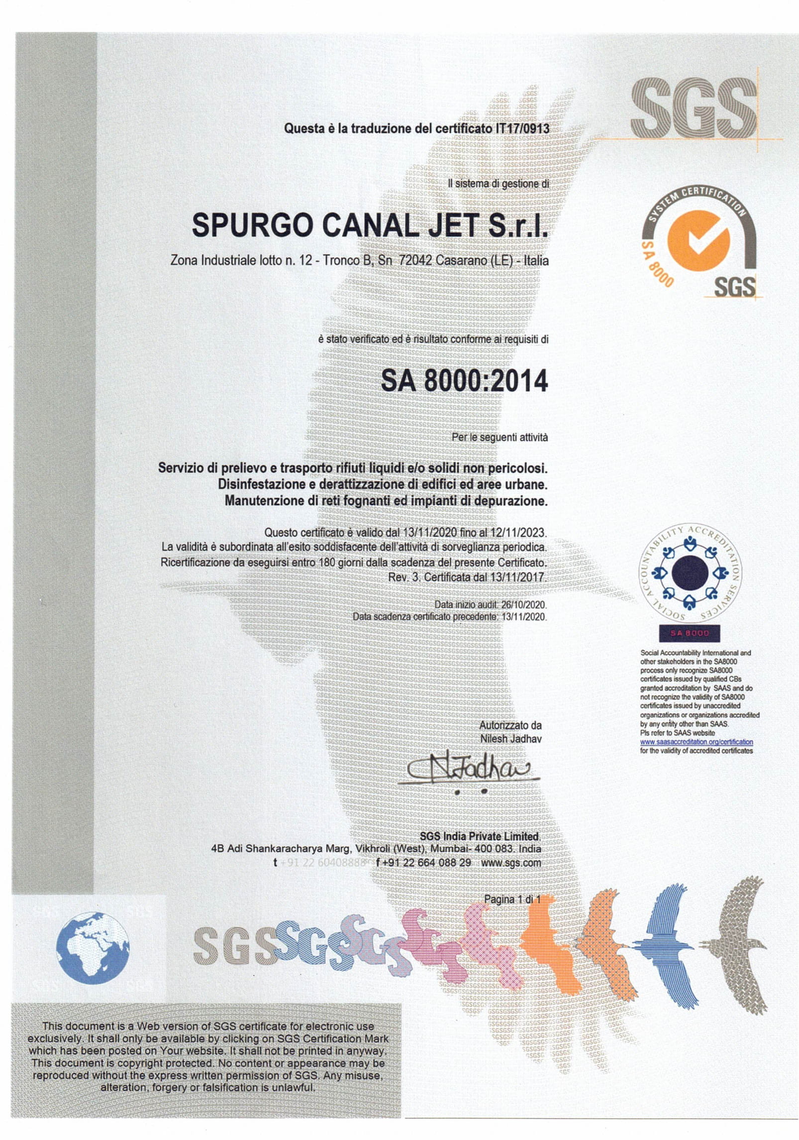 certificazioni