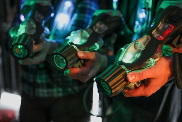 invites laser tag creativity