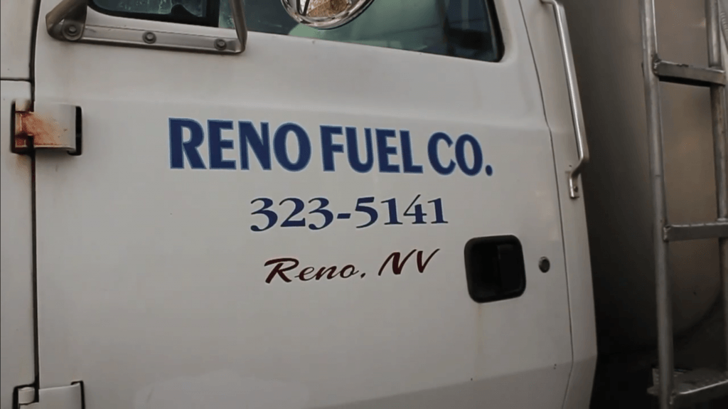Business Name In Door — Reno, NV — Reno Fuel Company Business Name In Door — Reno, NV — Reno Fuel Company